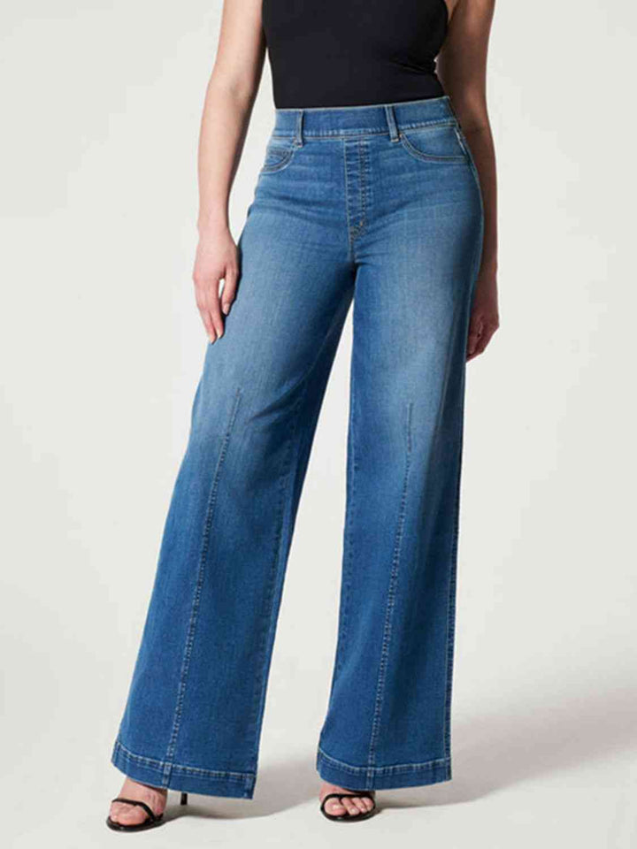 Wide Leg Long Jeans Trendsi