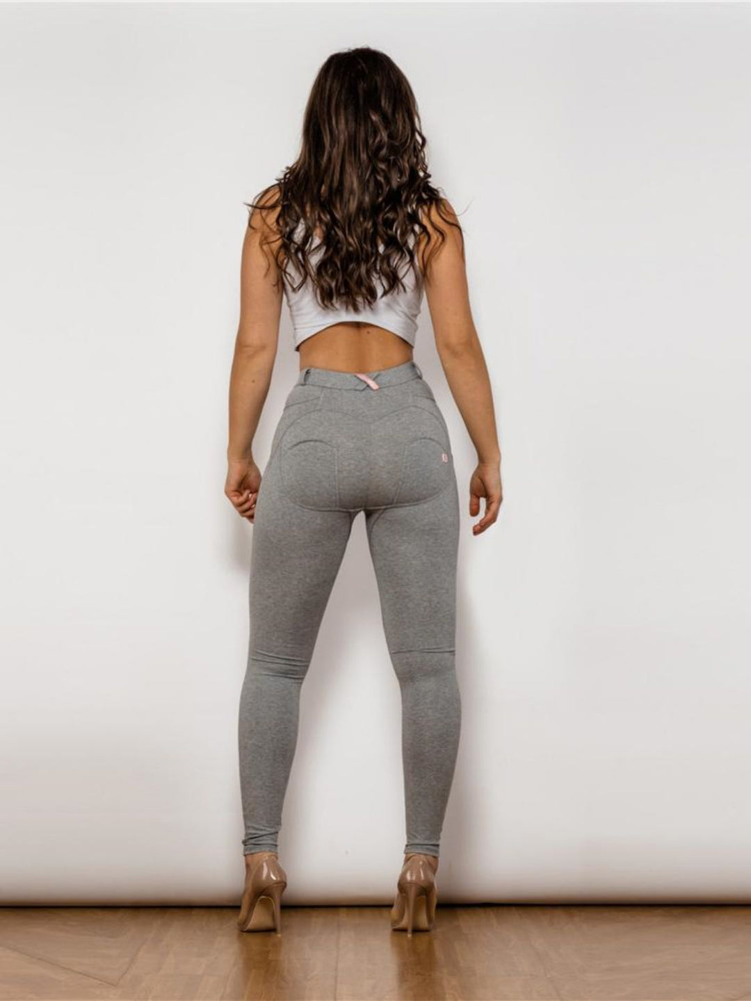 Full Size Contrast Detail High Waist Leggings - Runway Frenzy