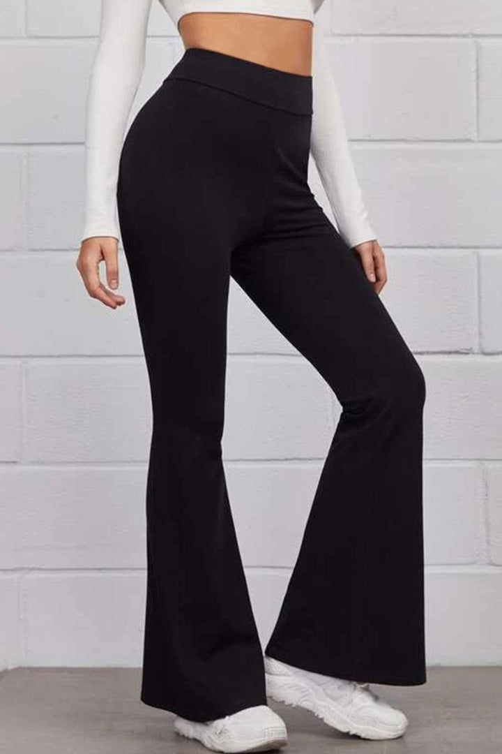 Pull On Flared Pants - Runway Frenzy 