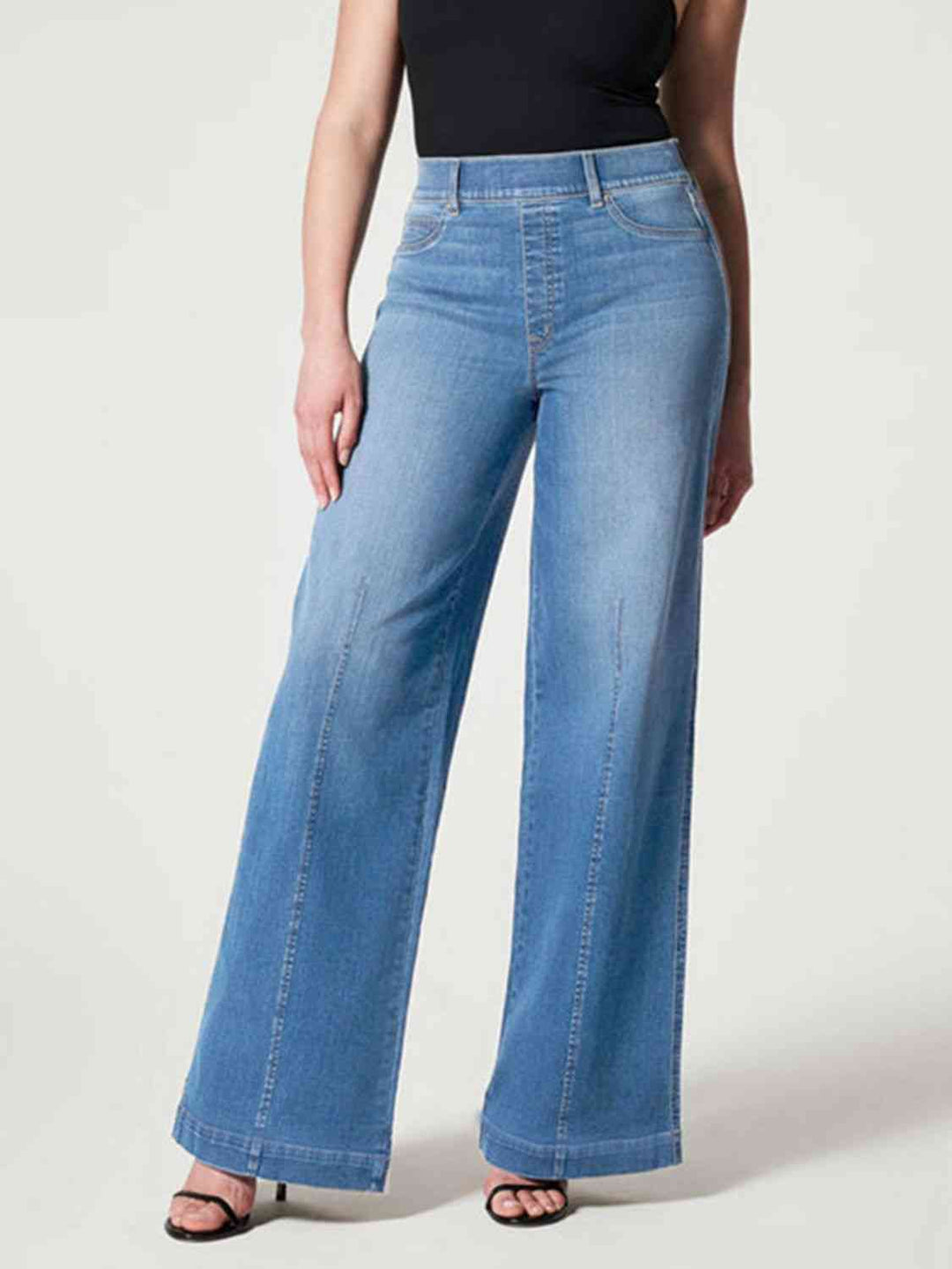 Wide Leg Long Jeans Trendsi