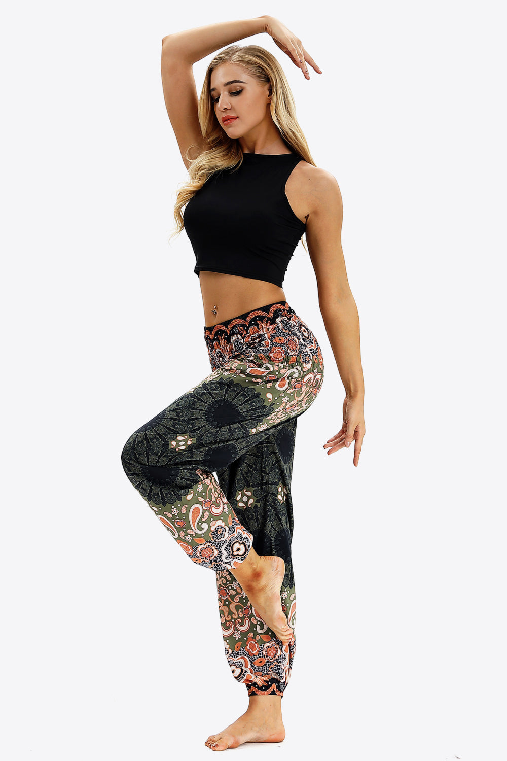 Makes Me Wonder Printed Pants - Runway Frenzy 