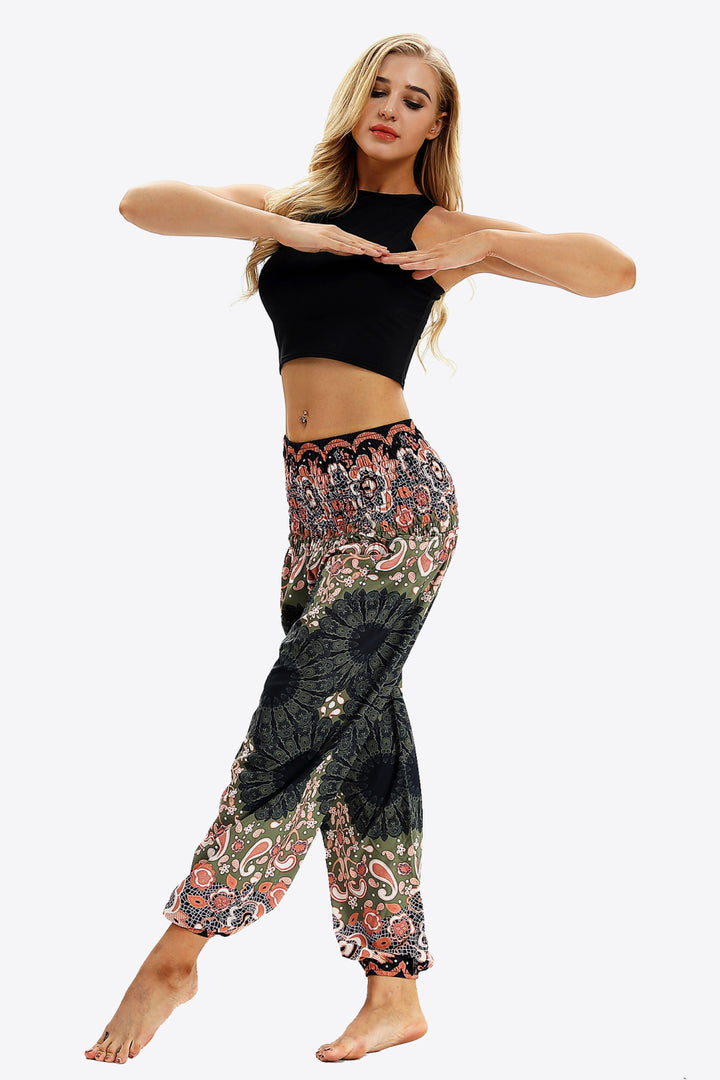 Makes Me Wonder Printed Pants - Runway Frenzy 