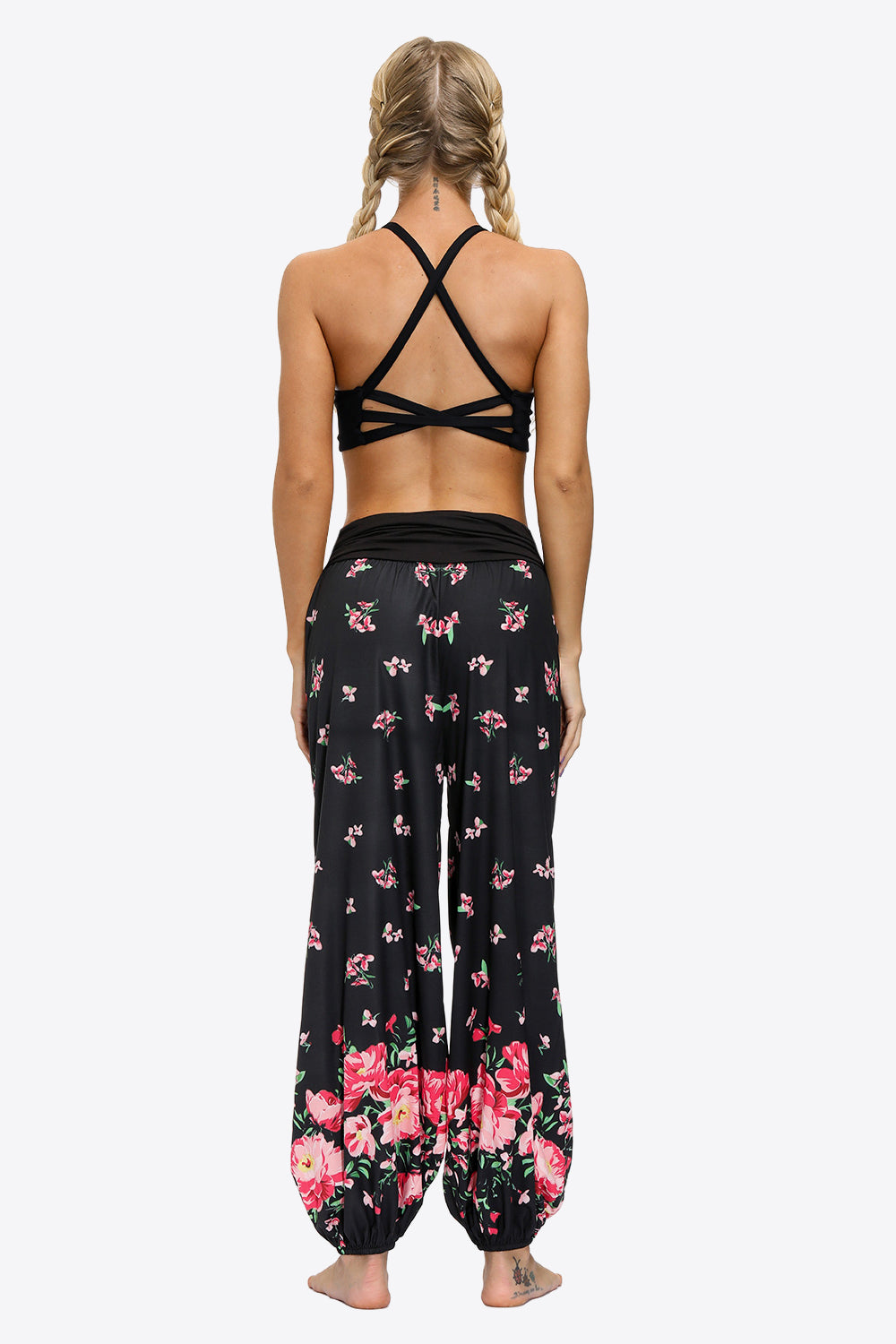 Oversized Printed Wide Leg Long Pants - Runway Frenzy 