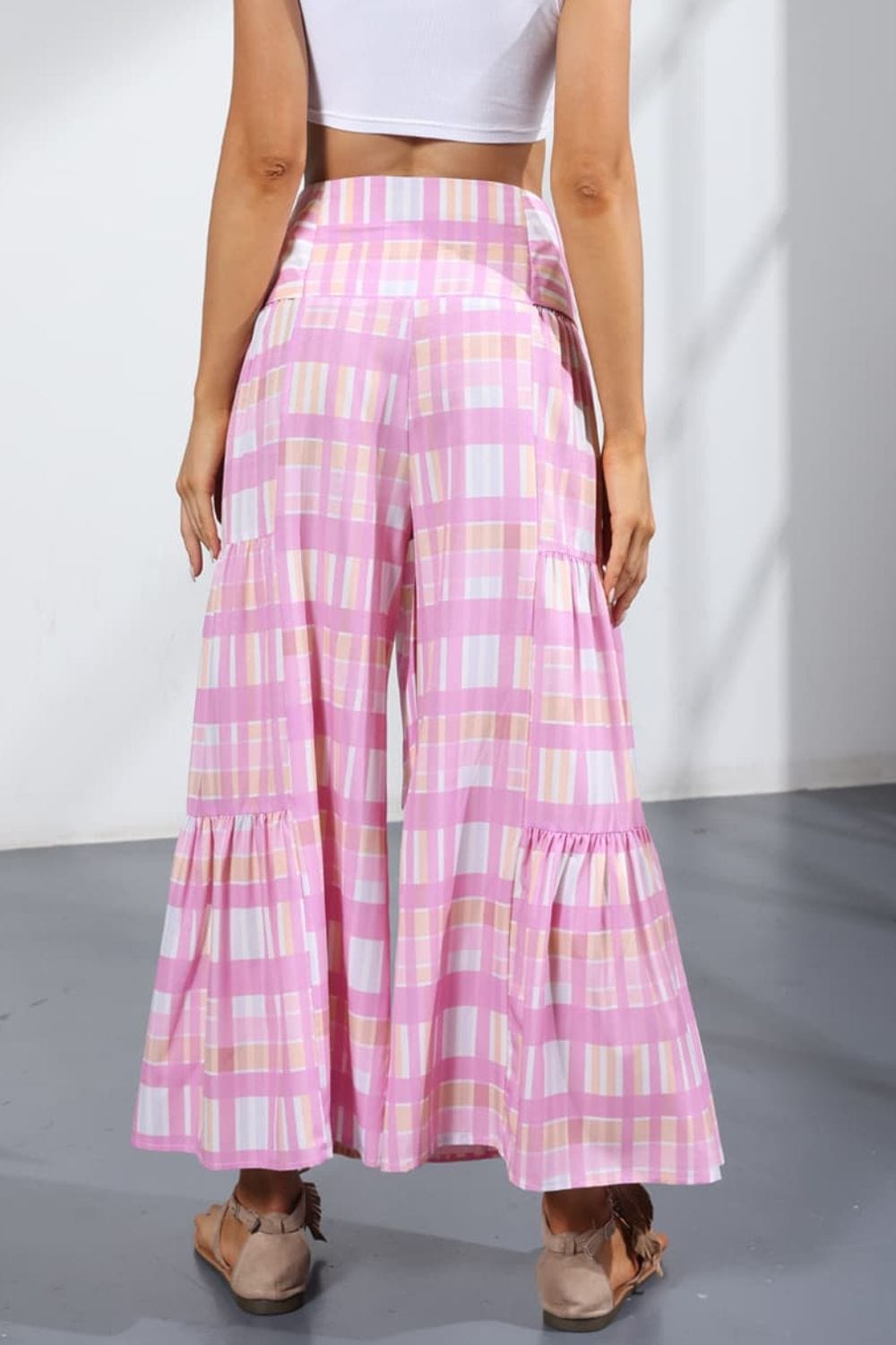 Printed Tie-Front Culottes - Runway Frenzy