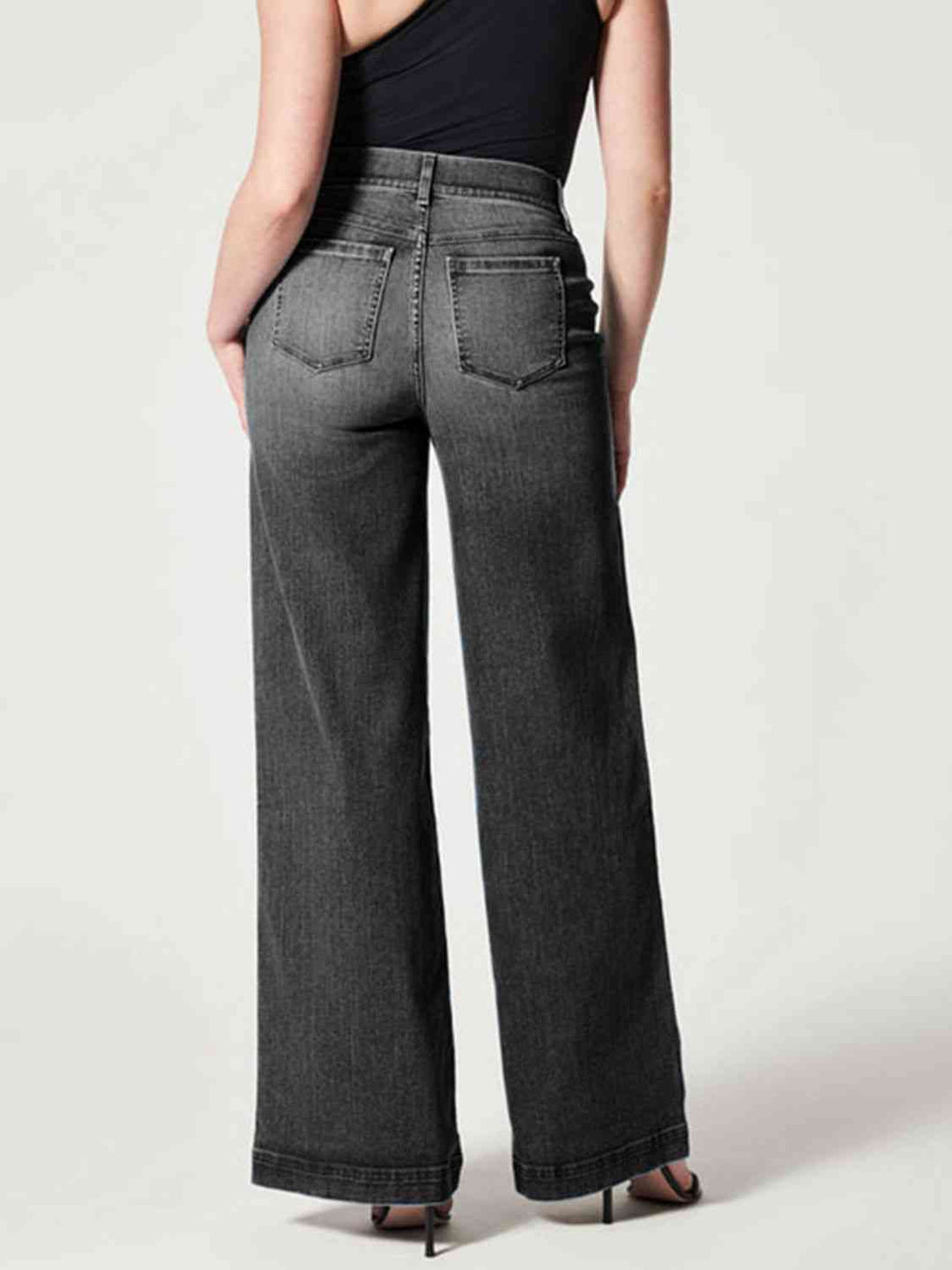 Wide Leg Long Jeans Trendsi