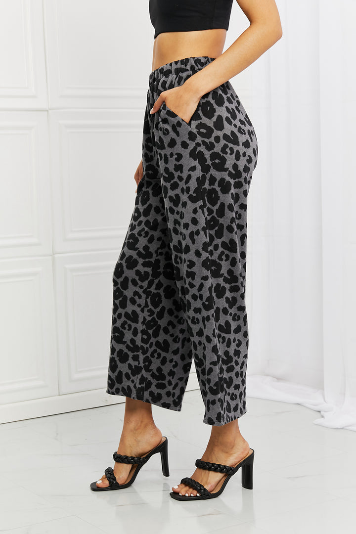 BOMBOM Stay Cozy Pattern Wide Leg Pants - Runway Frenzy