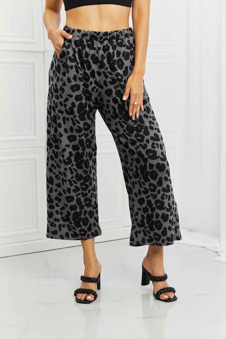 BOMBOM Stay Cozy Pattern Wide Leg Pants - Runway Frenzy