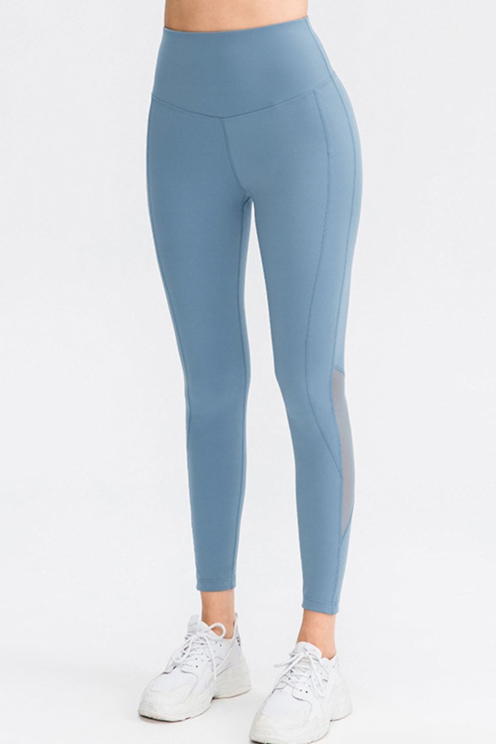 Wide Waistband Slim Fit Long Sports Pants - Runway Frenzy 