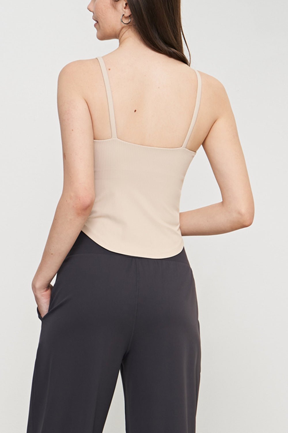 Curved Hem Sports Cami - Runway Frenzy