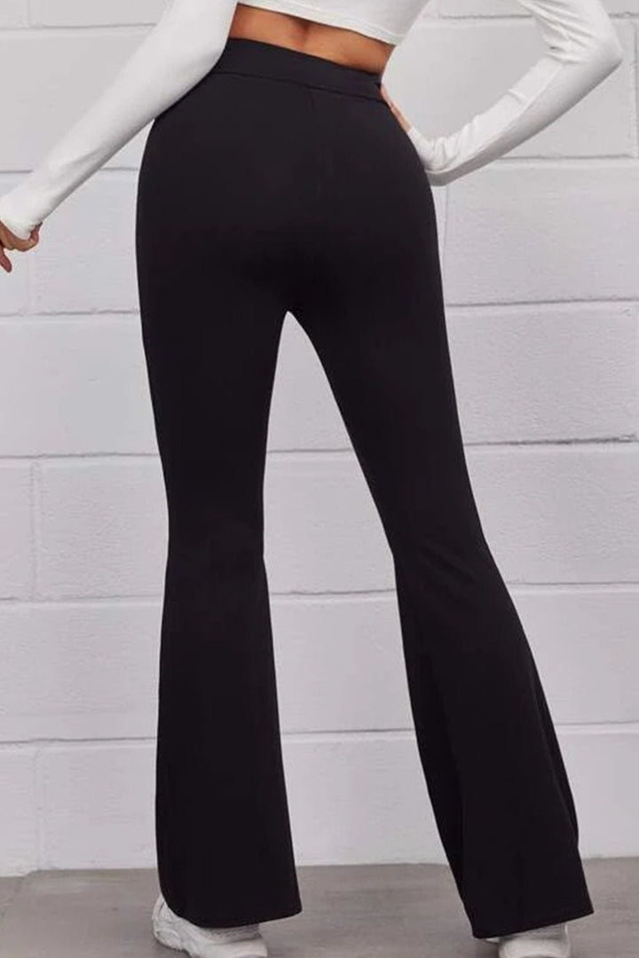 Pull On Flared Pants - Runway Frenzy 