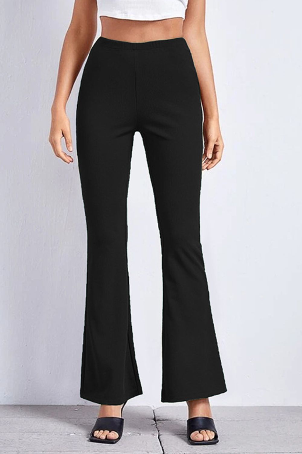 High Rise Flare Pants - Runway Frenzy