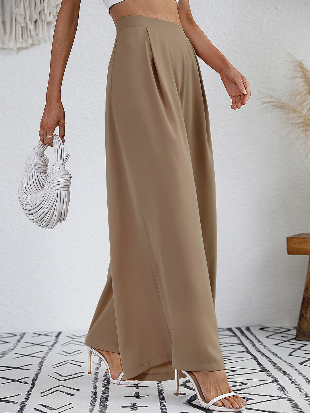 High Waist Wide Leg Pants - Runway Frenzy 