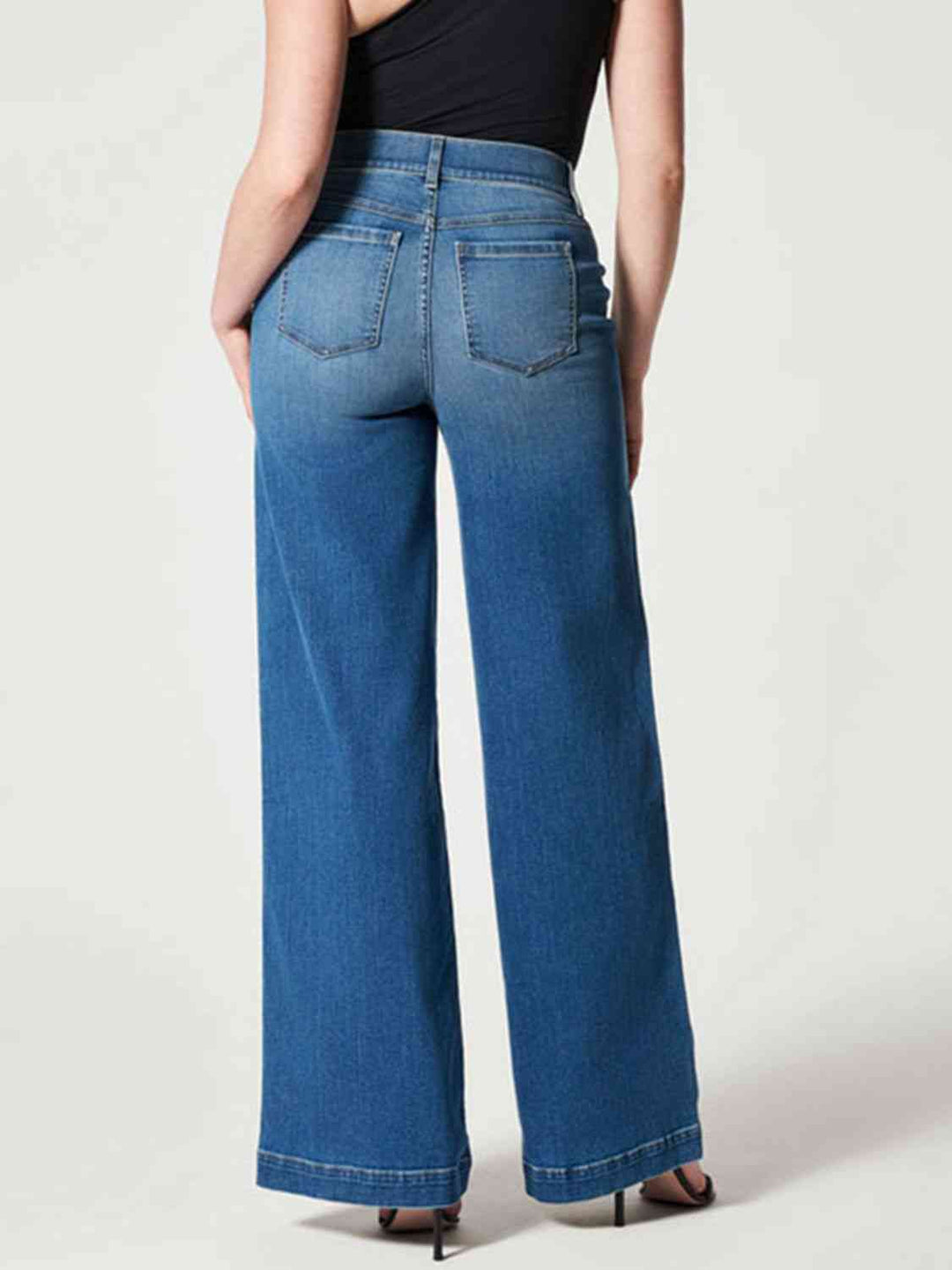 Wide Leg Long Jeans Trendsi