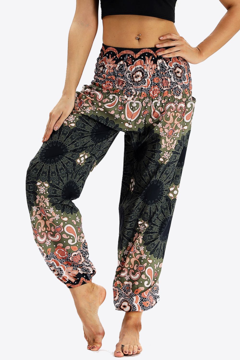 Makes Me Wonder Printed Pants - Runway Frenzy 