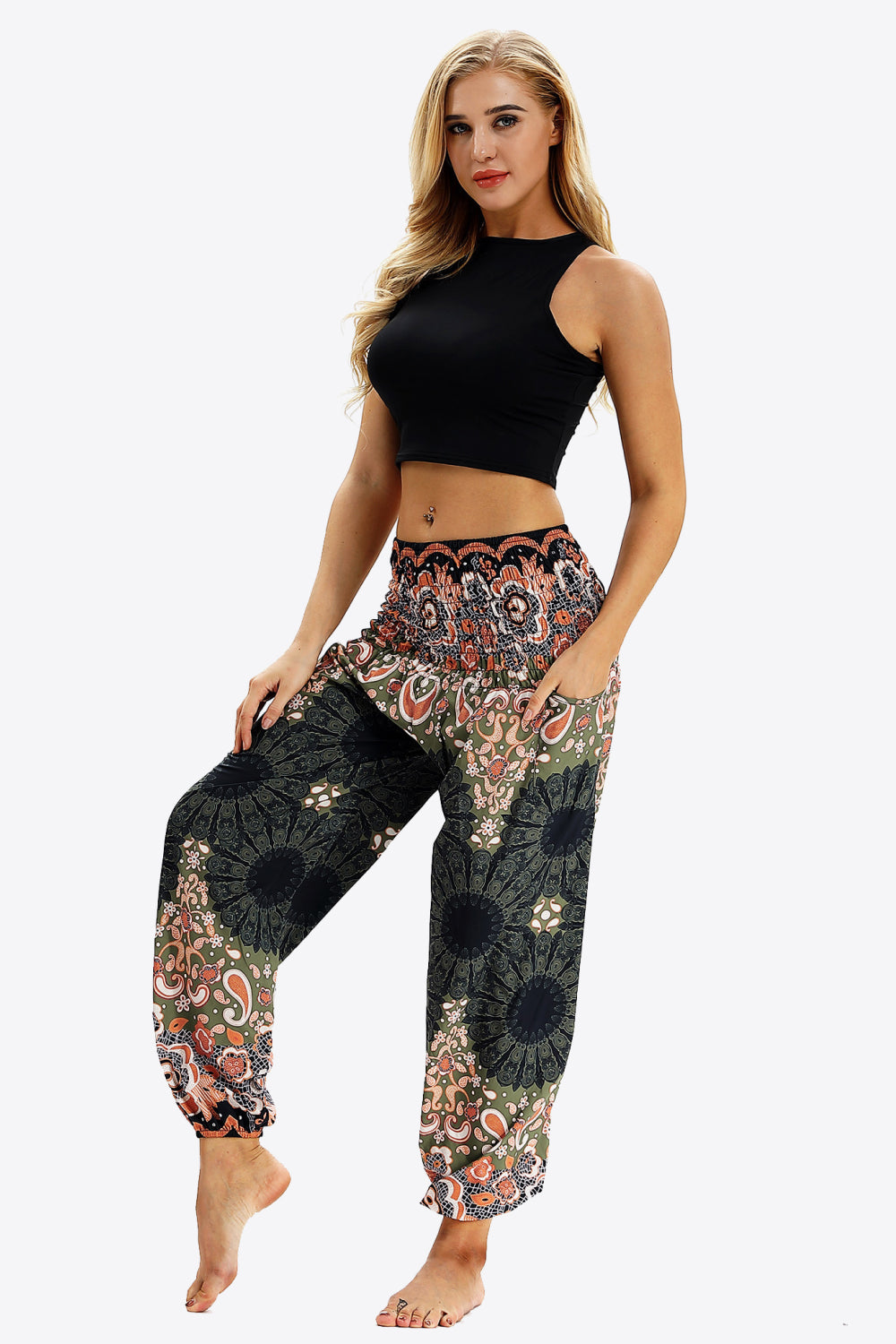 Makes Me Wonder Printed Pants - Runway Frenzy 