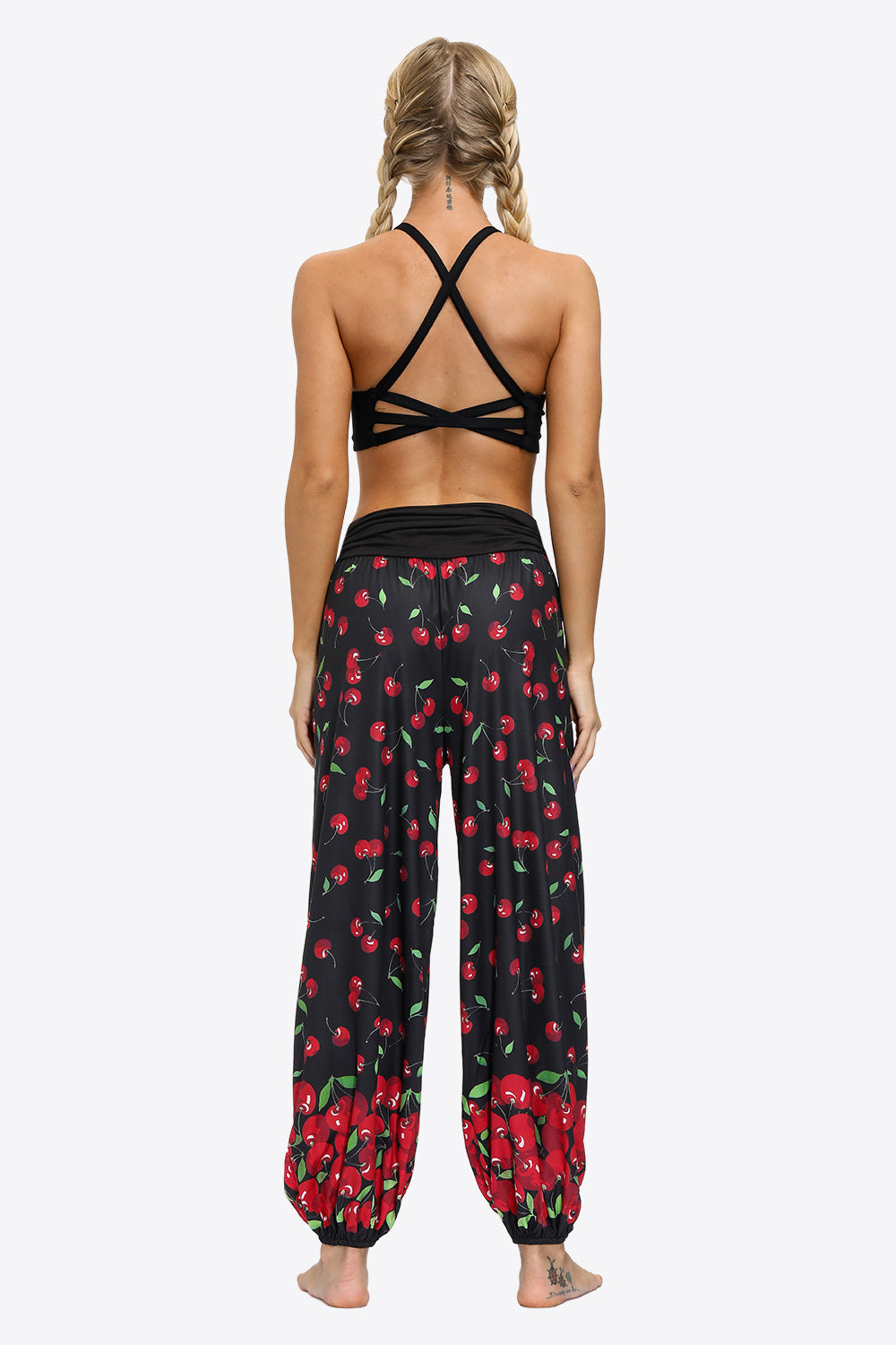 Oversized Printed Wide Leg Long Pants - Runway Frenzy 